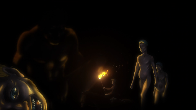 He’s only imagining those Titans, but I’ll be damned if this wasn’t a well done little slice of psychological horror, even if I already knew what was happening.